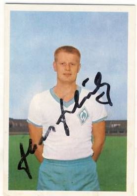 Hans Schulz Werder Bremen Bergmann SB 1965/66 Sign