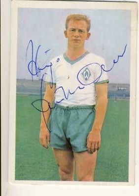 Hugo Dausmann Werder Bremen Bergmann SB 1965/66 Sign