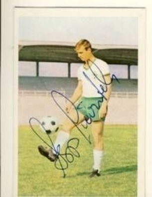 Josef Piontek Werder Bremen 1968 Bergmann SB Orig. Signiert