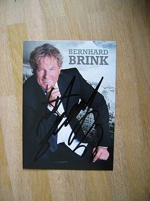 Schlagerstar Bernhard Brink - handsigniertes Autogramm!!!