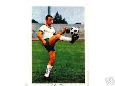 Werder Bremen 60er Jahre + Rolf Schweighöfer+ Original Signiert