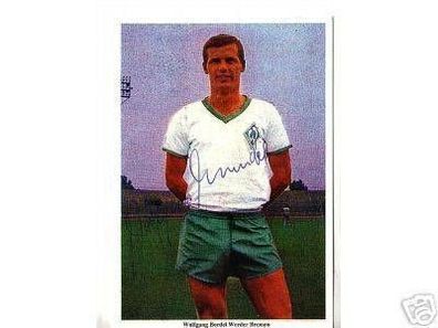 Werder Bremen 60er Jahre + Wolfgang Bordel+ Original Signiert