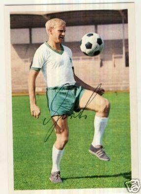 Werner Görts Werder Bremen Bergmann SB 1968-69 Sign.