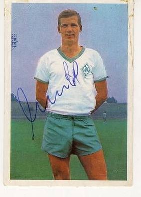 Wolfgang Bordel Werder Bremen Bergmann SB 1965-66 Sign