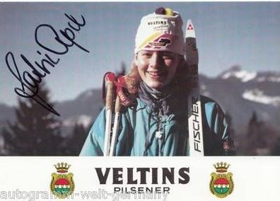 Katrin Apel Autogrammkarte 90er Jahre Original Signiert + A15204