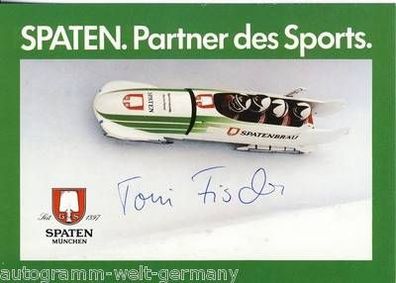 Toni Fischer Autogrammkarte Original Signiert + A12813