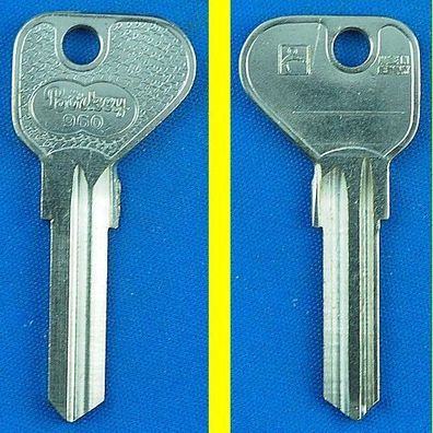 Schlüsselrohling Börkey 960 für verschiedene FAB Profil 14 Profilzylinder