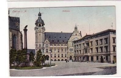 50723 Ak Coethen in Anhalt Rathaus 1913