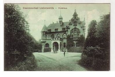 50726 Ak Eisenmoorbad Liebenwerda Kreishaus 1920