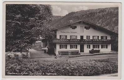 50444 Ak Gasthaus und Kaffee "Zur Tuften" am Tegernsee 1939