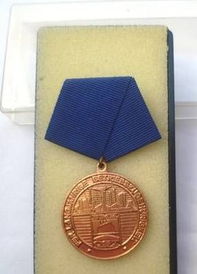 DDR Medaille für langjährige Betriebszugehörigkeit BMK Ost im Etui