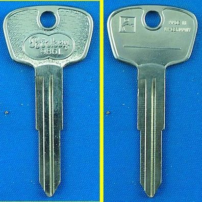 Schlüsselrohling Börkey 986 L für verschiedene Kia, Datsun, Nissan, Subaru