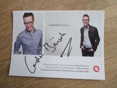 QVC Fernsehmoderator Carsten Bänsch - handsigniertes Autogramm!!!