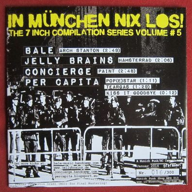 In München nix los! The 7 Inch Compilation Series Volume # 5 Vinyl EP Sampler