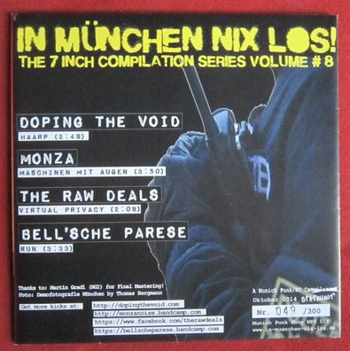 In München nix los! The 7 Inch Compilation Series Volume # 8 Vinyl EP Sampler farbig