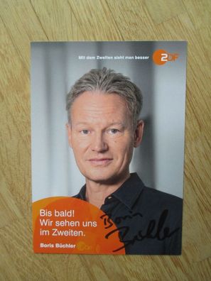 ZDF Sportreporter Boris Büchler - handsigniertes Autogramm!!!
