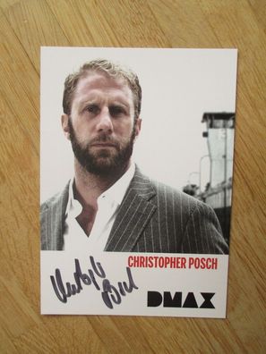 DMAX Poschs Criminalz Gangster packen aus Christopher Posch handsigniertes Autogramm!