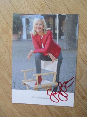 Schriftstellerin Gaby Hauptmann - handsigniertes Autogramm!!!