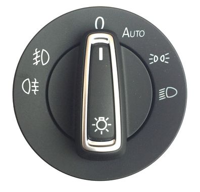 Lichtschalter VW Touran II ab 15 mit Auto + Nebelscheinwerfer NSW Chrom VWChina