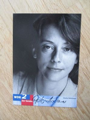 WDR2 Moderatorin Gisela Steinhauer - handsigniertes Autogramm!!!