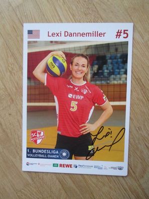 Volleyball Bundesliga SC Potsdam Lexi Dannemiller - handsigniertes Autogramm!!!
