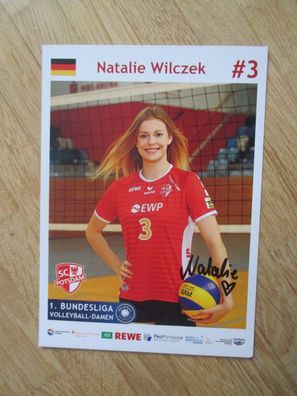 Volleyball Bundesliga SC Potsdam Natalie Wilczek - handsigniertes Autogramm!!!
