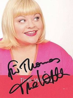 Tine Wittler Autogramm ca. 10x15 cm (##2942)