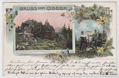 51006 Mehrbild Ak Gruss vom Osser 1902