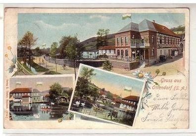 50462 Mehrbild Ak Gruß aus Ottendorf S.-A. Gasthaus 1903