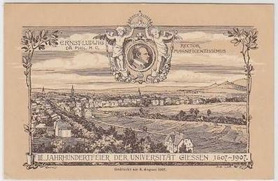 50842 Ak III. Jahrhundertfeier der Universität Giessen 1607-1907