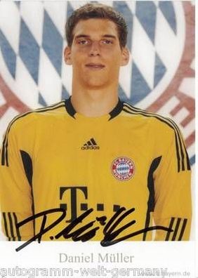 Daniel Müller Bayern München II 2011-12 Autogrammkarte Original Signiert