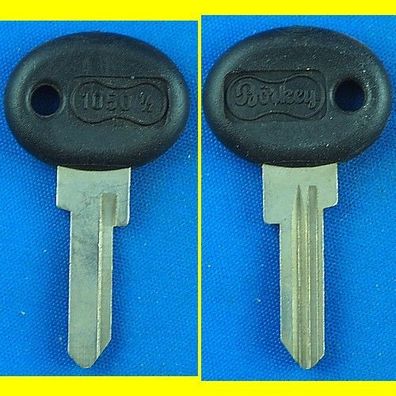 Schlüsselrohling Börkey 1050 1/2 Kunststoffkopf - Autobianchi, Fiat / Sipea Profil H