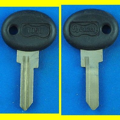 Schlüsselrohling Börkey 1050 mit Kunststoffkopf für versch. Autobianchi, Fiat