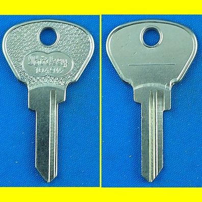 Schlüsselrohling Börkey 1049 1/2 für verschiedene Autobianchi, Fiat / Sipea Profil F