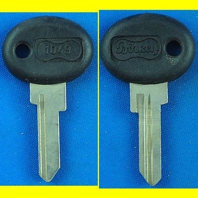 Schlüsselrohling Börkey 1049 mit Kunststoffkopf für verschiedene Autobianchi, Fiat