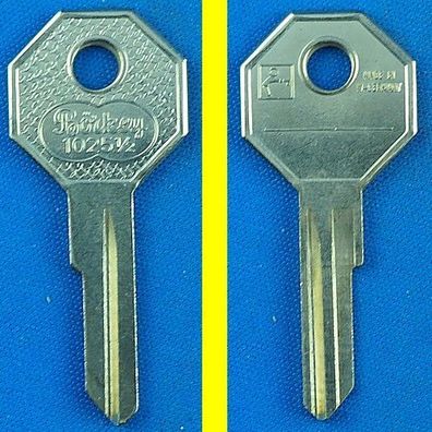 Schlüsselrohling Börkey 1025 1/2 für verschiedene Giussani, Privileg, Simeca