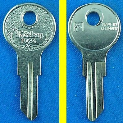Schlüsselrohling Börkey 1024 für verschiedene ACE, Bendix, Chicago Lock, Helix, Yale