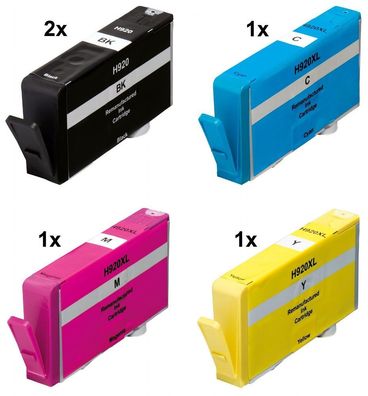 Druckerpatronen Tintenpatronen H920/920XL, 5 Stück für HP OfficeJet. NEU & in der OVP