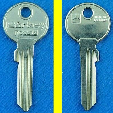 Schlüsselrohling Börkey 1082 1/2 für verschiedene Cisa, Abus Profilzylinder
