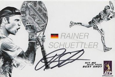 Rainer Schüttler Autogrammkarte Original Signiert + A 19281