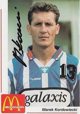 Marek Kordowiecki VFL Bad Schwartau 1996-97 Autogrammkarte + A19758