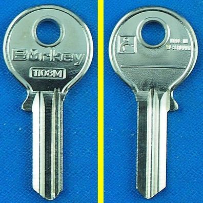 Schlüsselrohling Börkey 1108 M für verschiedene Corona, Viro Vorhängeschlösser