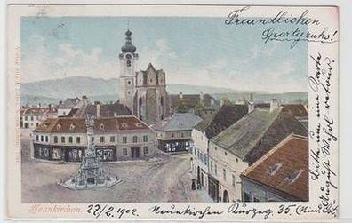 52056 Ak Neunkirchen Niederösterreich Panorama 1902