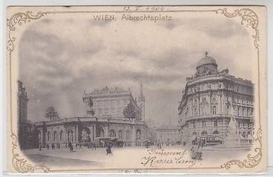 51907 Ak Wien Albrechtsplatz 1904
