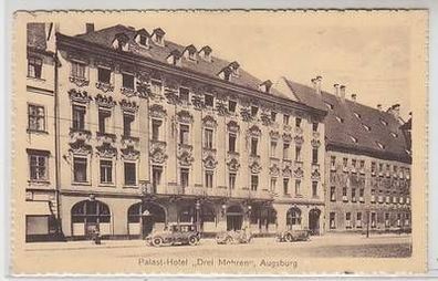 51884 Ak Augsburg Palast Hotel "Drei Mohren" um 1930