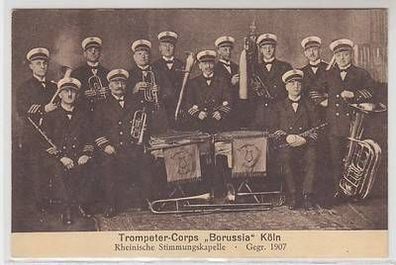 51890 Ak Köln Trompeter Corps "Borussia" um 1920