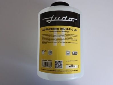 Judo JUL-H Minerallösung für Härtegrad 3, Flasche mit 3 Liter gelb, 8600027