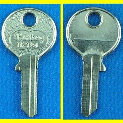 Schlüsselrohling Börkey 1121 1/2 L für verschiedene Bell, Burgwächter, Evva, Mico ...