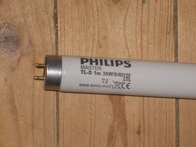 97 98 98,4 99 100 cm 1 m Philips MASTER TL-D 1m 36W/840 EAC 7J Made in Poland CE