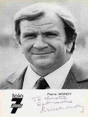 Pierre Mondy Autogramm ca.10x15 cm (#Int M 85)